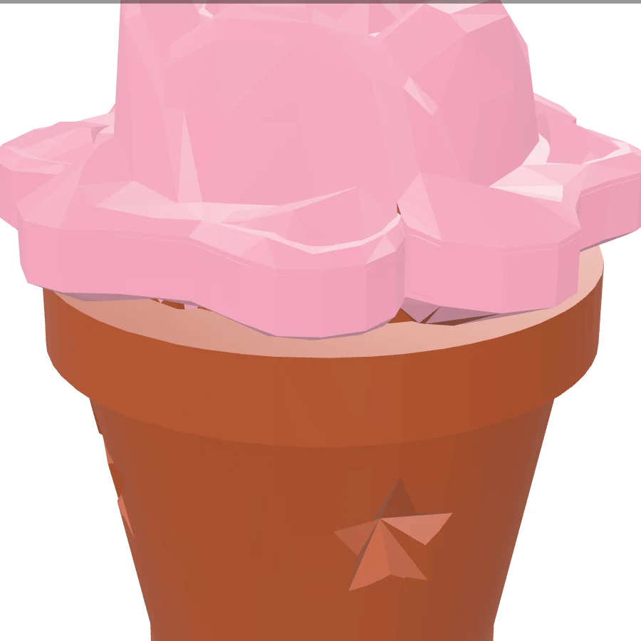 Rosy Flower Pot